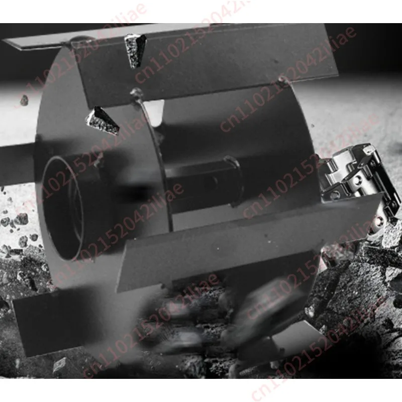 Tiller, Rotary Cultivator, Micro-Tiller Blades Small Agricultural Weeder Replacement Parts Blade and Cutter Head Set