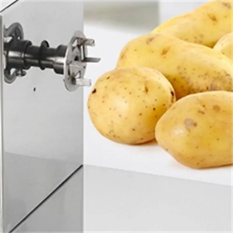 

Электрическая спиральная овощерезка-картофелерезка из нержавеющей стали для чипсов и фруктов, кухонный измельчитель для овощей