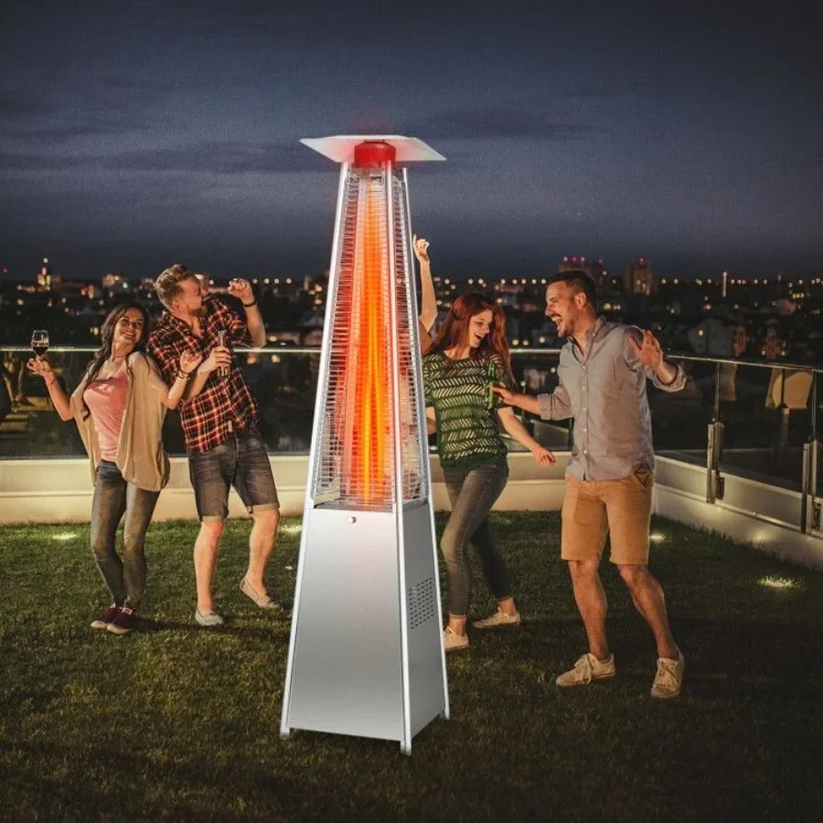 

42000 BTU Pyramid Patio Heater with Wheels
