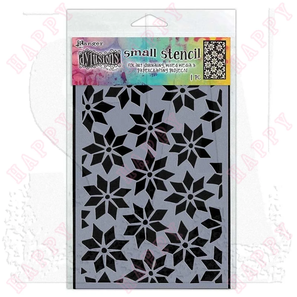 

Plastic Stencil Small Star Masks Walk In The Park Diary Scrapbook Paper Photo Album Decoration Craft Engraving Make Embossing