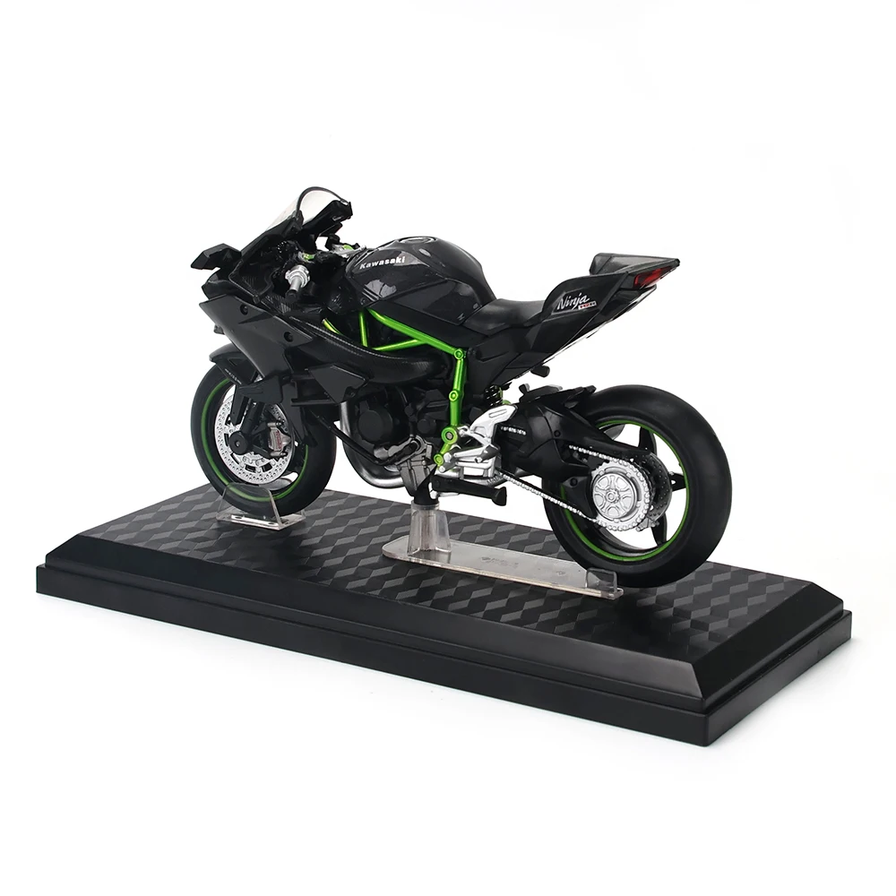 MSZ CCA 1:12 Kawasaki Ninja H2R Classic Motorcycle Model Alloy Car Model Toy Car Casting Collection Toy Gift Christmas Gift