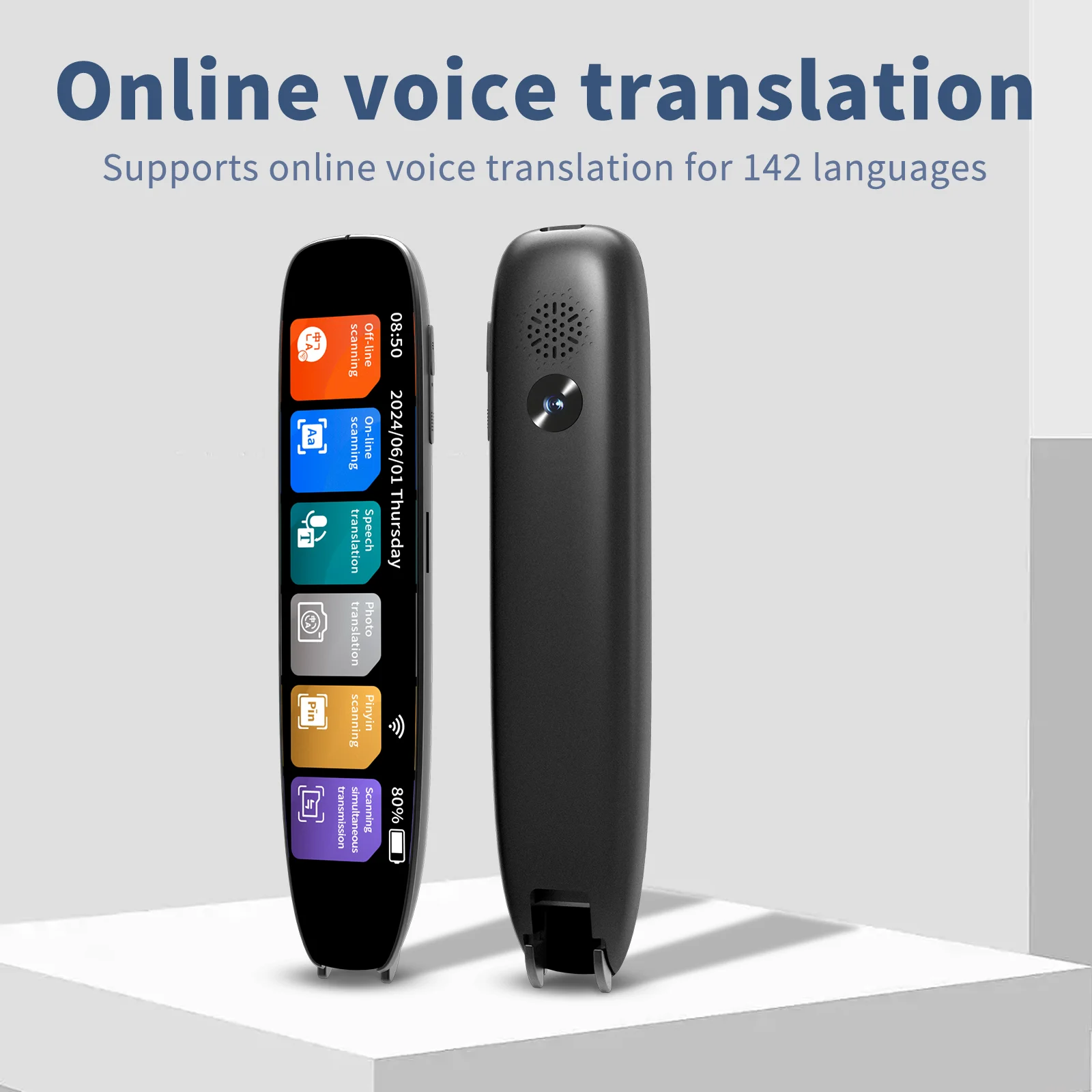 Reading Pen for Dyslexia Translation Pen Scanner 142 Voice Wireless Translator Text to Speech Smart Recording Pen Text Extract