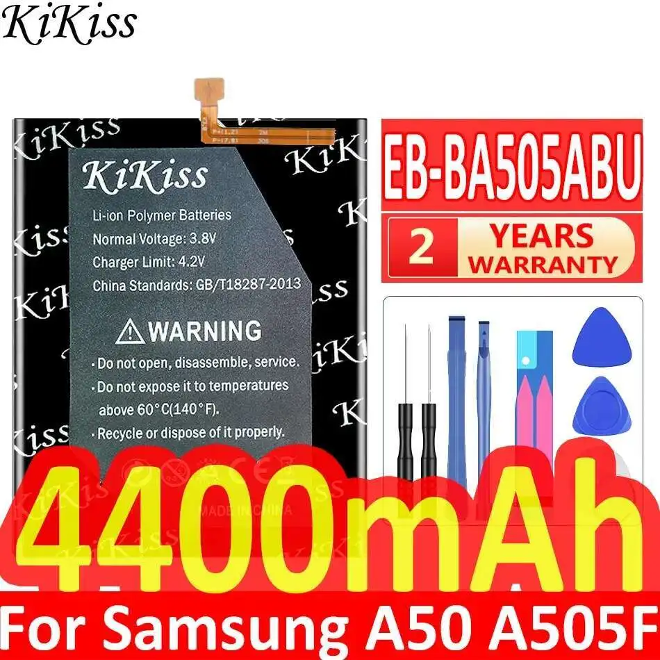 

EB-BA505ABU Высокоэффективный аккумулятор для мобильного телефона Samsung Galaxy A50 A505F SM-A505F A505FN DS GN A505W A30s A30 4400 мАч