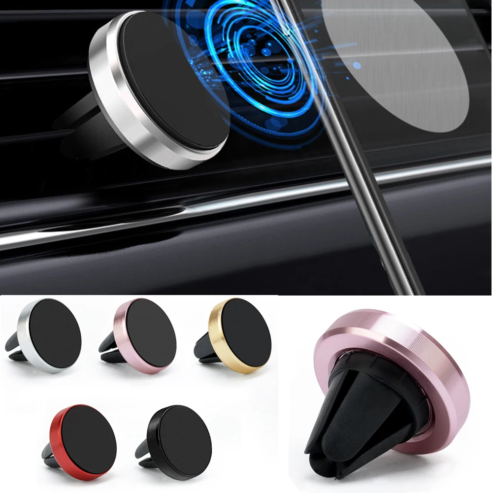 Magnetic Car phone Holder Stand In Car GPS Air Vent Mount Magnet Stand For Xiaomi Mi Huawei Samsung Car Interior Magnet Sticker