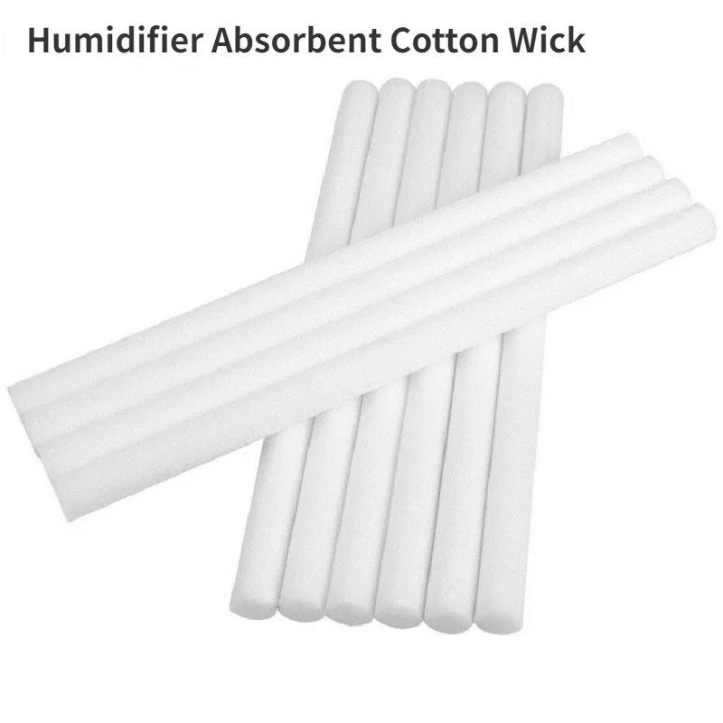 12PCS Humidifier Cotton Swab Core Humidifier Filter Replacement Cotton Sponge Stick for USB Humidifier Aroma Diffuser