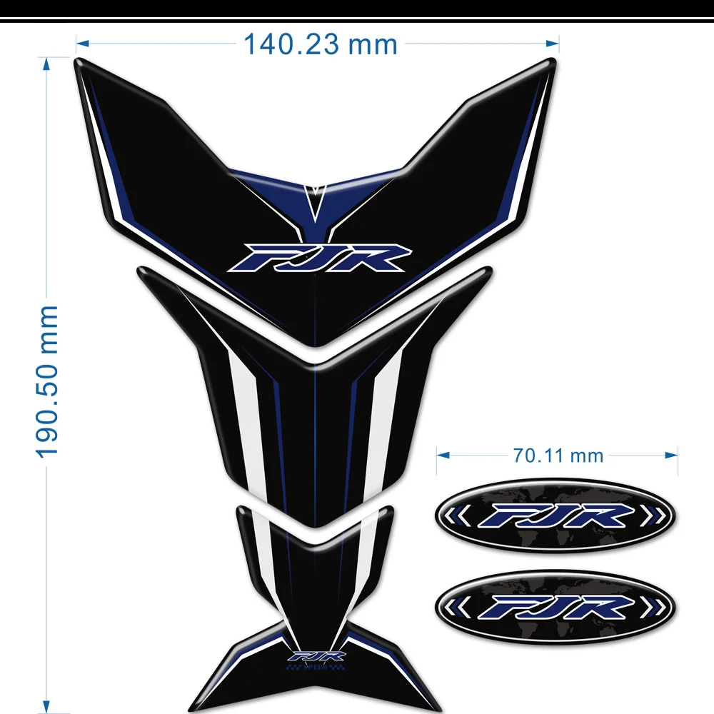 

Tank Pad Protector Decal Fuel Gas Anti Slip ADVENTUREWindshield helmet gift box Motorcycle Stickers For Yamaha FJR1300 FJR 1300