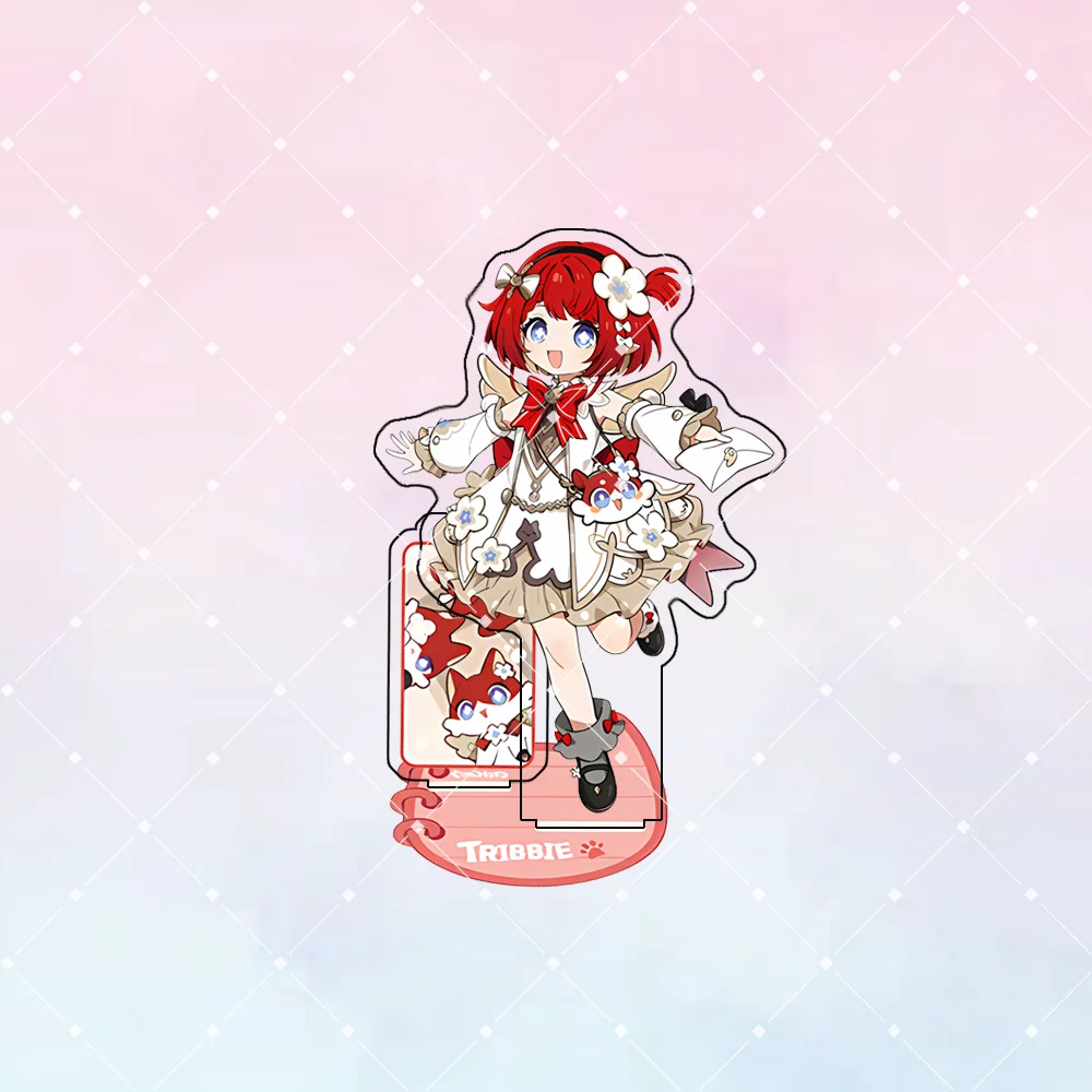 Game Honkai Star Rail 15CM Tribbie Aglaea Castorice Acrylic Stand Keychain Cute Figure Model Desktop Decoration Collection Gift