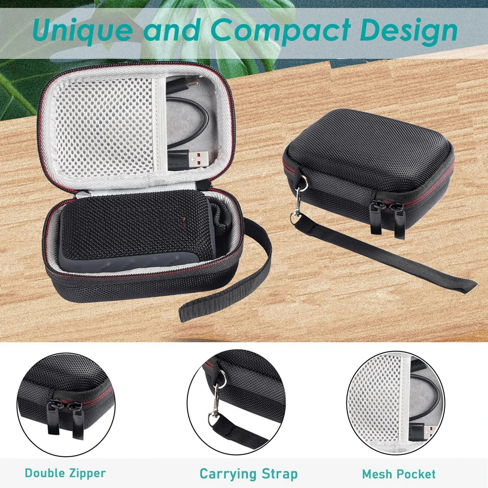 Portable Carrying Case For JBL Go 4 Go 3 Speaker Hard EVA Storage Bag Shockproof Travel Case for JBL Go4 Go3 Speaker Accessories