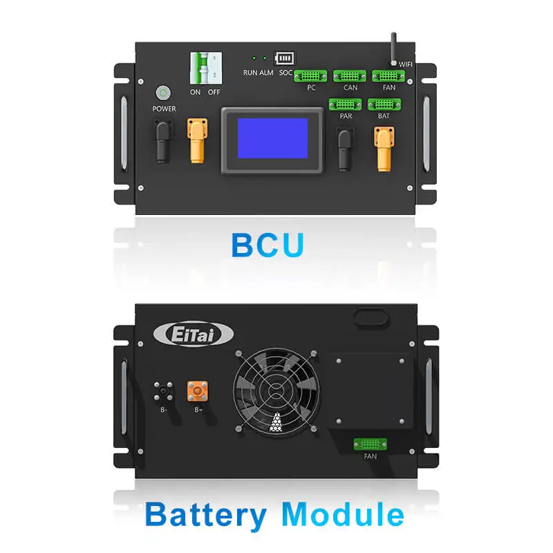 EITAI High Voltage Lifepo4 Battery 100 kWh 80 kWh Solar Storage 51.2V 200Ah Stackable Home Energy System EU Stock Rack Mounted