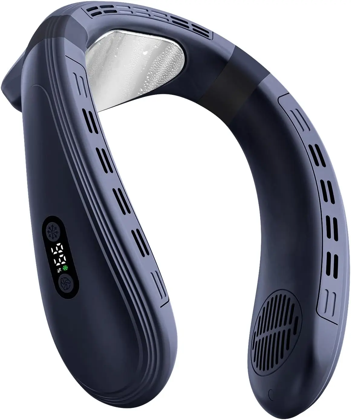 

Portable Neck Fan with 5200mAh Rechargeable Battery, Wearable Cooling Device for Personal Use