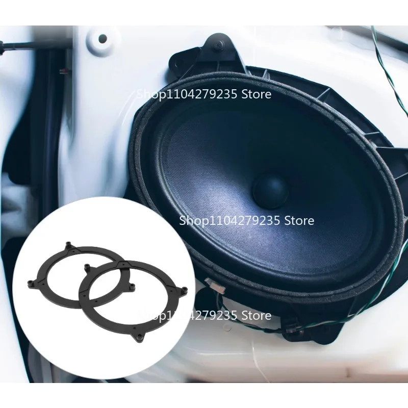1 Pair Fit for 3 Series E46 1999-2005 Model Car Front/rear Horn Ring Mat 5 Inch Car Speaker Speaker Mat Modify