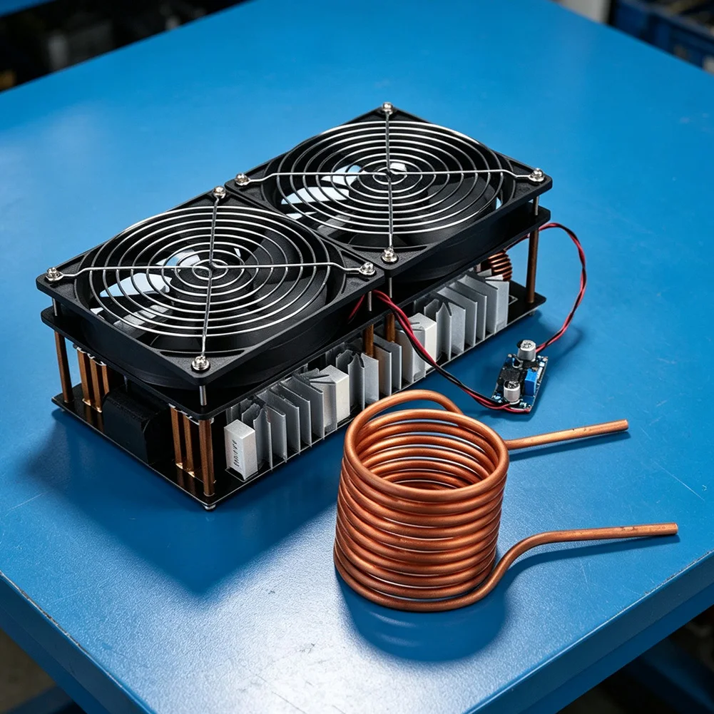 2500W Induction Heating Module Designed for 12-48V DC Input Range and Supporting Both DIY Enthusiasts and Light Industrial Users