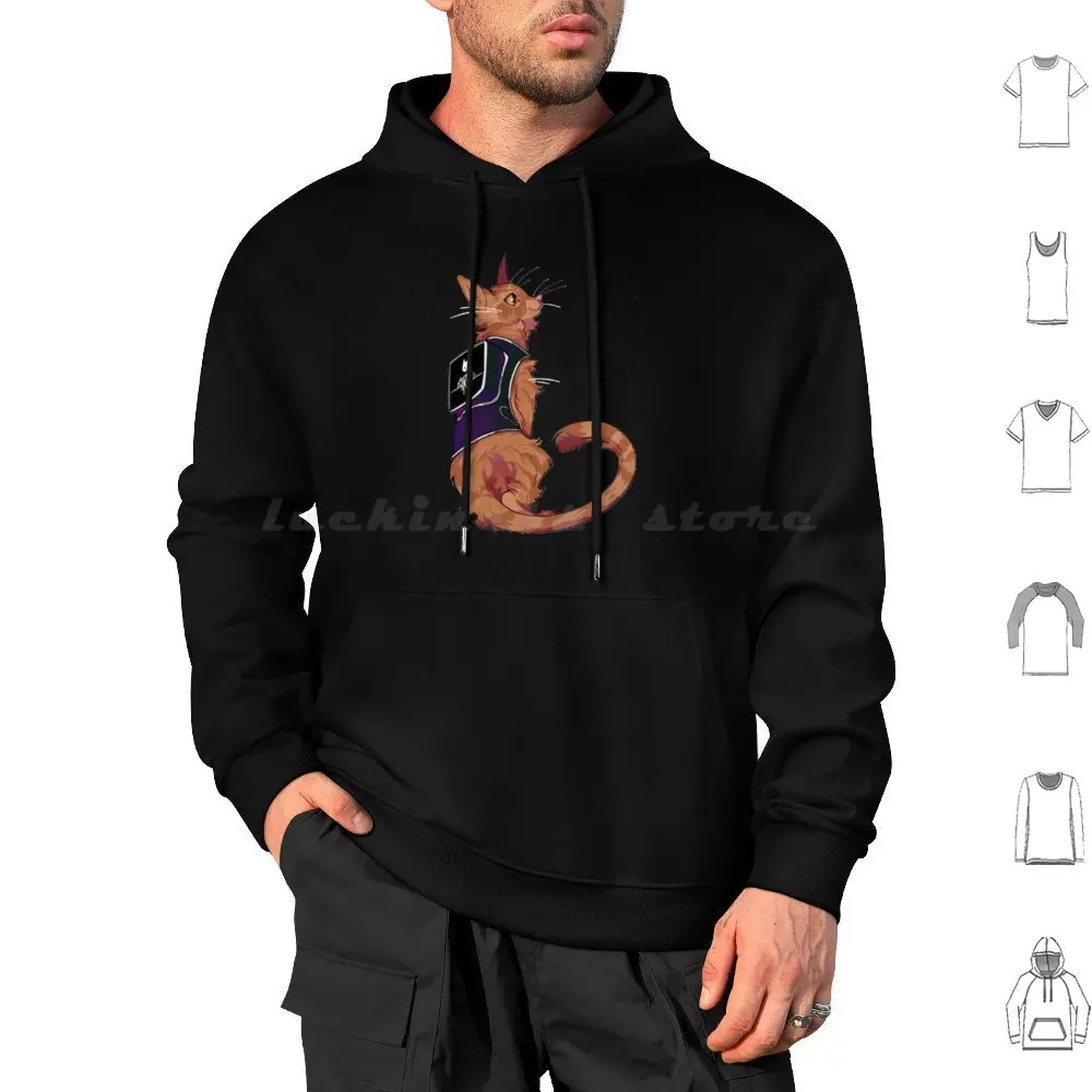 Stray Game Cat Cute Hoodie cotton Long Sleeve Adventure Stray Gameplay Walkthrouh Robot Stray The Cat Game I Love Cat Cat