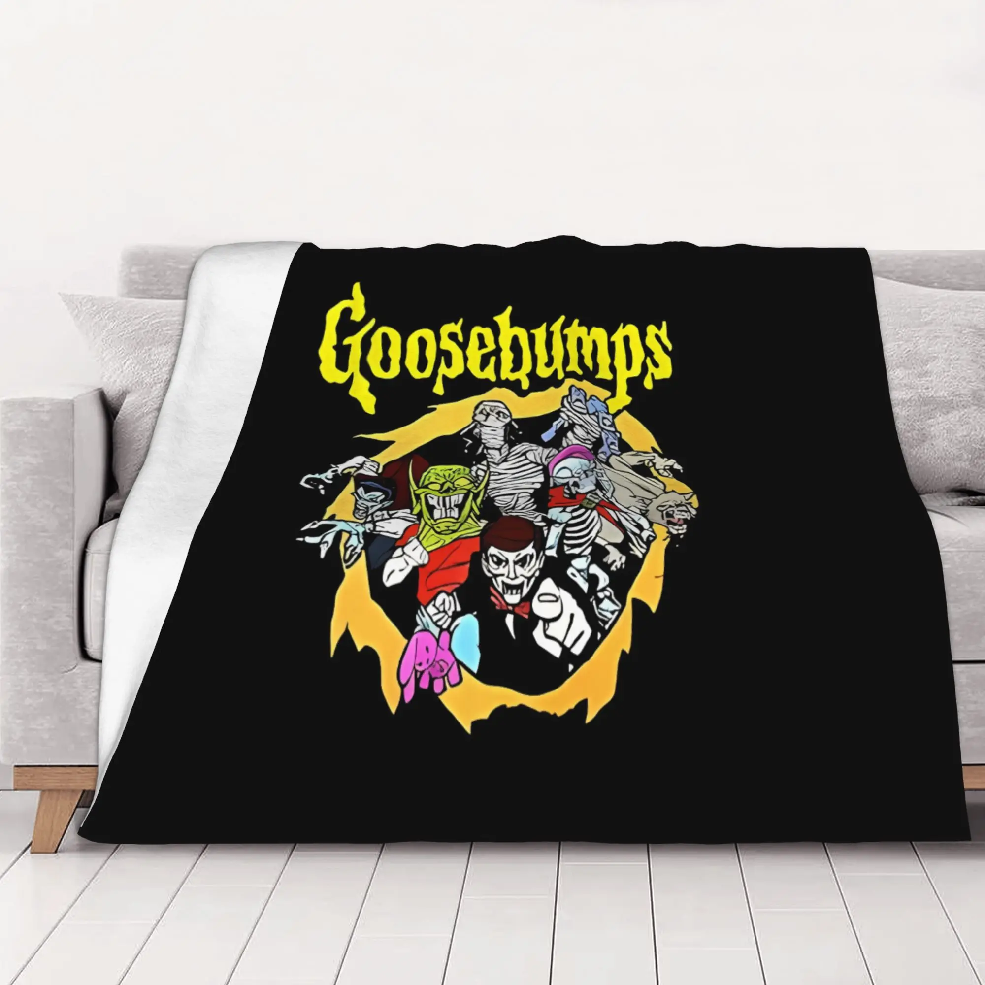1PC home Cutecore Goosebumps Mummy Terrible Goosebumps Blanket Super Cosy Plush Home Living Room Sofa halloween