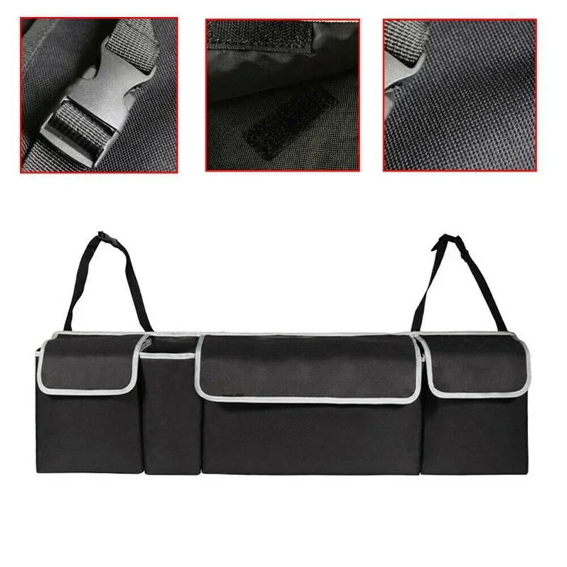 Car trunk storage bag foldable portable car trunk storage bag travel storage bag storage seat backrest bag car storage bag