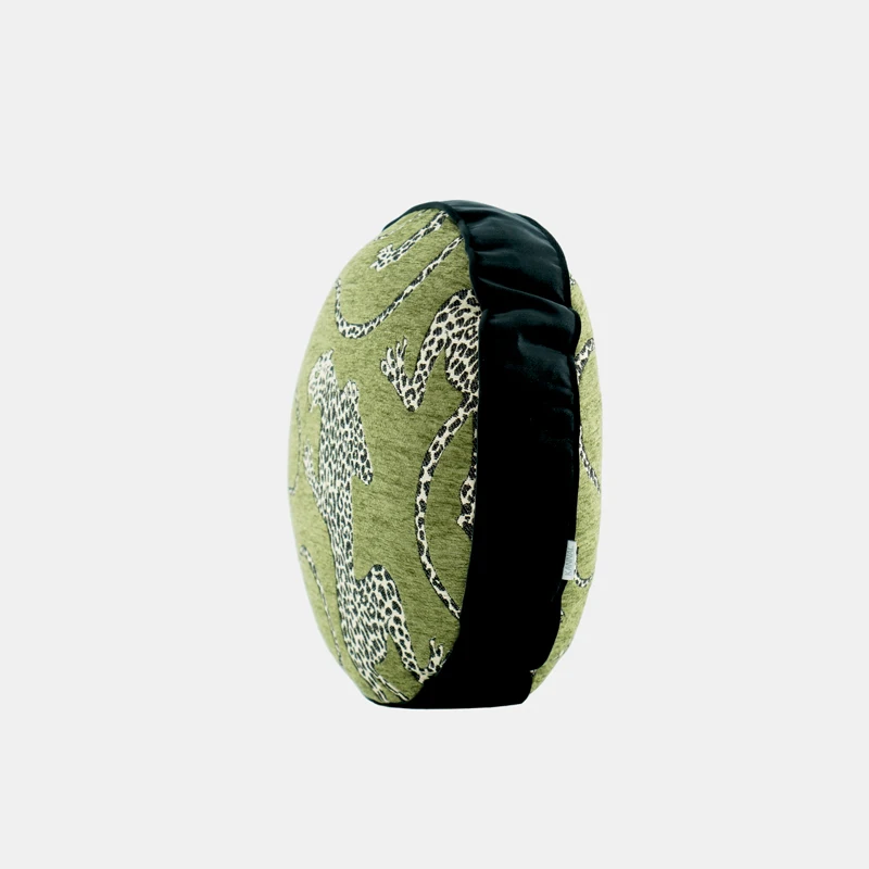 Leopard Pillows R45 Round Art Cushion Luxury Animal Coleection Cushions Decorative Pillow For Sofa Chair Bedding Home Decoration