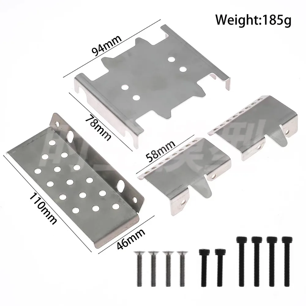 RC Rock Crawler ModAccessories Custom Model Metal Chassis Skid Guard Kit for CK5811 1/7 RC Car Decoration Upgrade Parts
