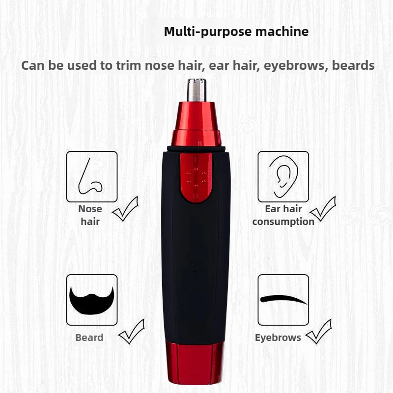 Автоматический триммер для носа и ушей, унисекс, мини-электрический инструмент для удаления, портативный нож для бороды, бритва для бровей, шеи, триммер для путешествий, бритва