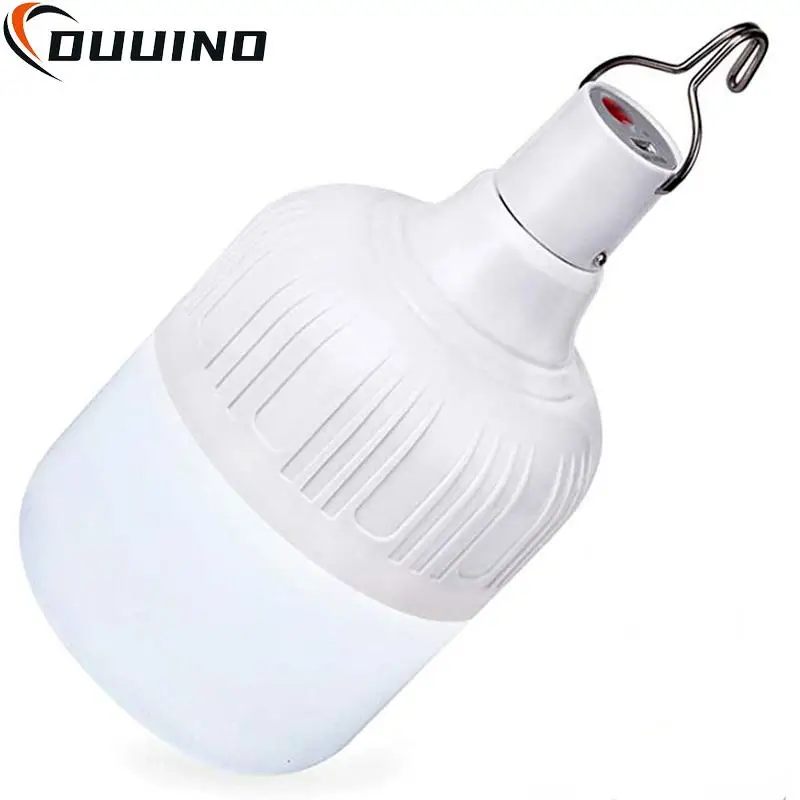 80W luci di emergenza portatili lanterna a LED ricaricabile lampada da tenda regolabile BBQ pesca illuminazione da campeggio per Patio portico