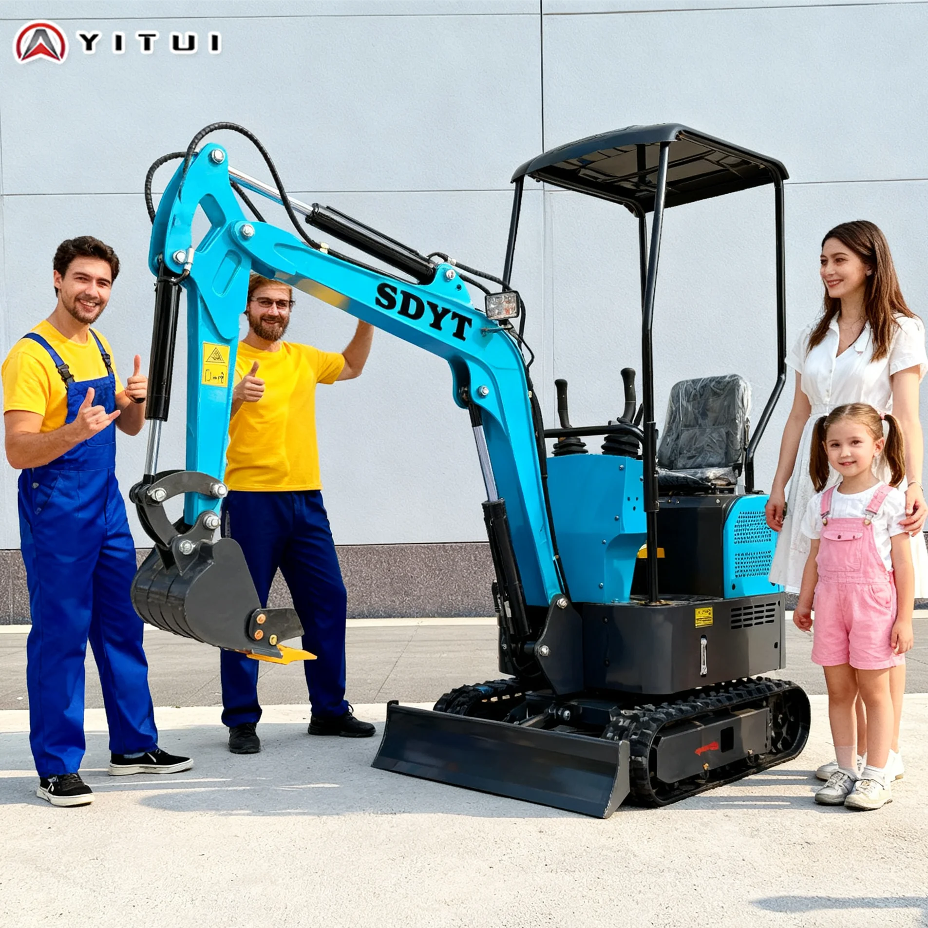 2 طن حفارة صغيرة مع مبيعات المصنع مباشرة الكابينة محرك سوينغ جانبي ذراع كبير متعدد الوظائف حفارة صغيرة مخصصة #1