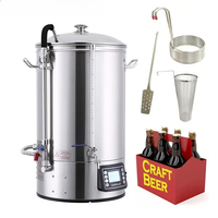 Guten 40L 50L 70L  Anti-burn beer Micro brewery/Stainless Steel 304 Home Craft Beer Brewing Equipment