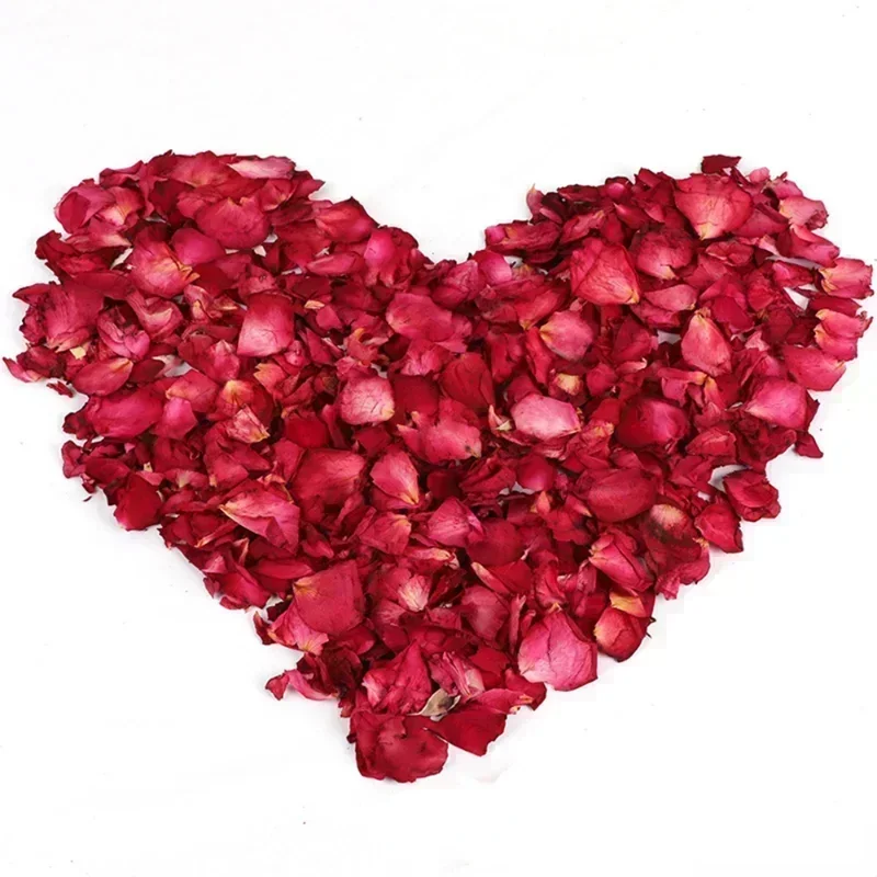 50g Bathing Supply Romantic Natural Dried Rose Petals Bath Milk Bath Dry Flower Petal Spa Whitening Shower Bath Products