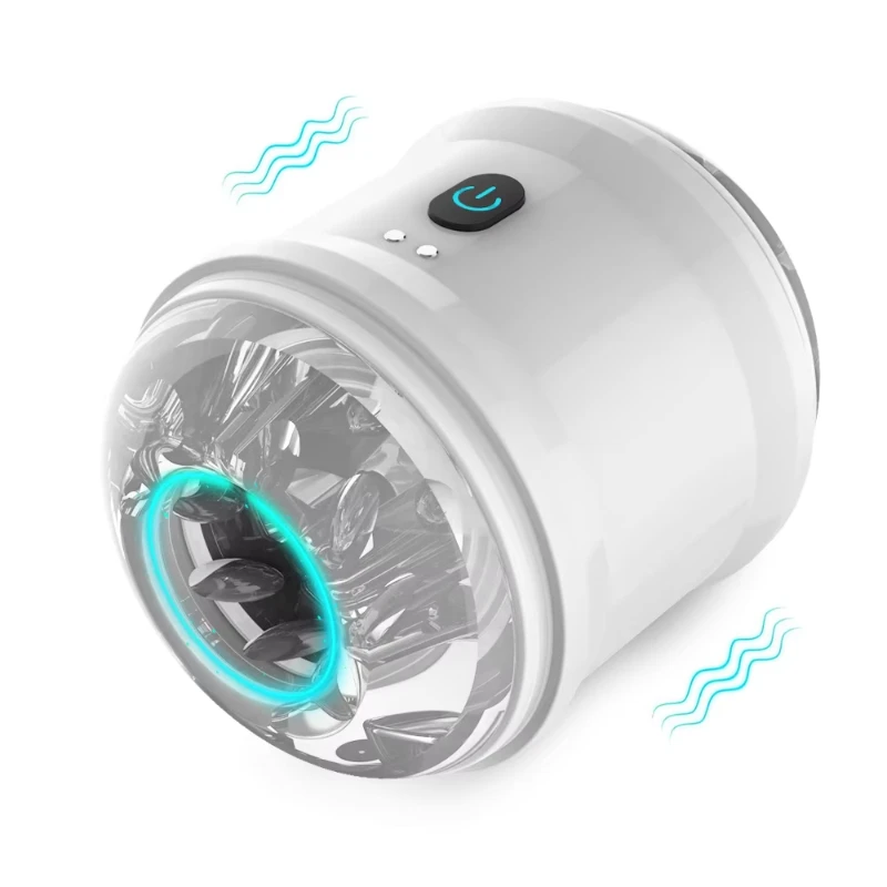 Dual Motors Automatic Male Masturbators 10 Vibration Modes Glans Trainer Stimulator Mens Machine Vibrator Adult Sex Toys for Men