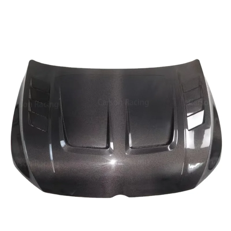 

High Quality Real Carbon Fiber V Style Hood for GOLF8 MK8 GTI R 2020-2024 Exterior Accessories Mk8 Forge Carbon Fiber