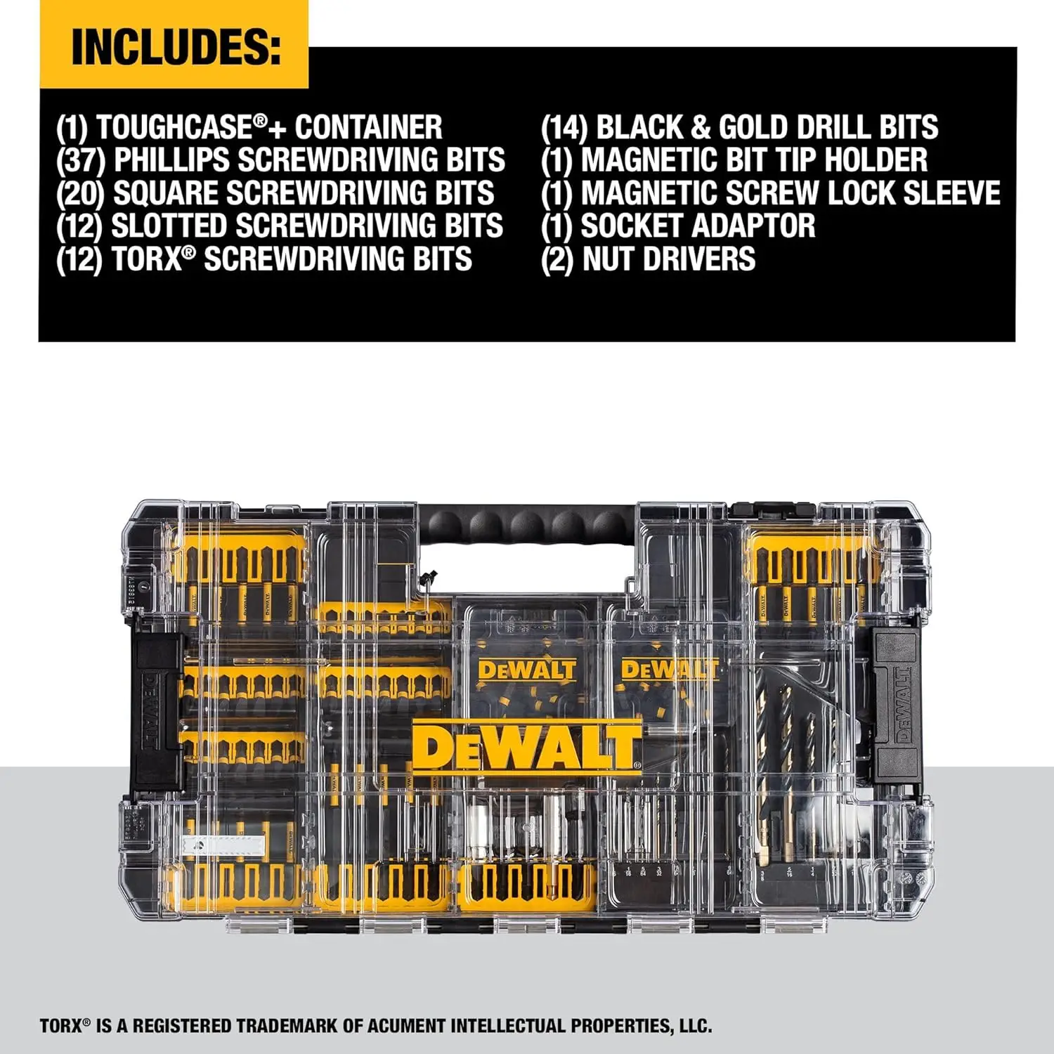 DEWALT FlexTorq 100-Piece Impact Driver Bit Set (DWANGFT100SET)