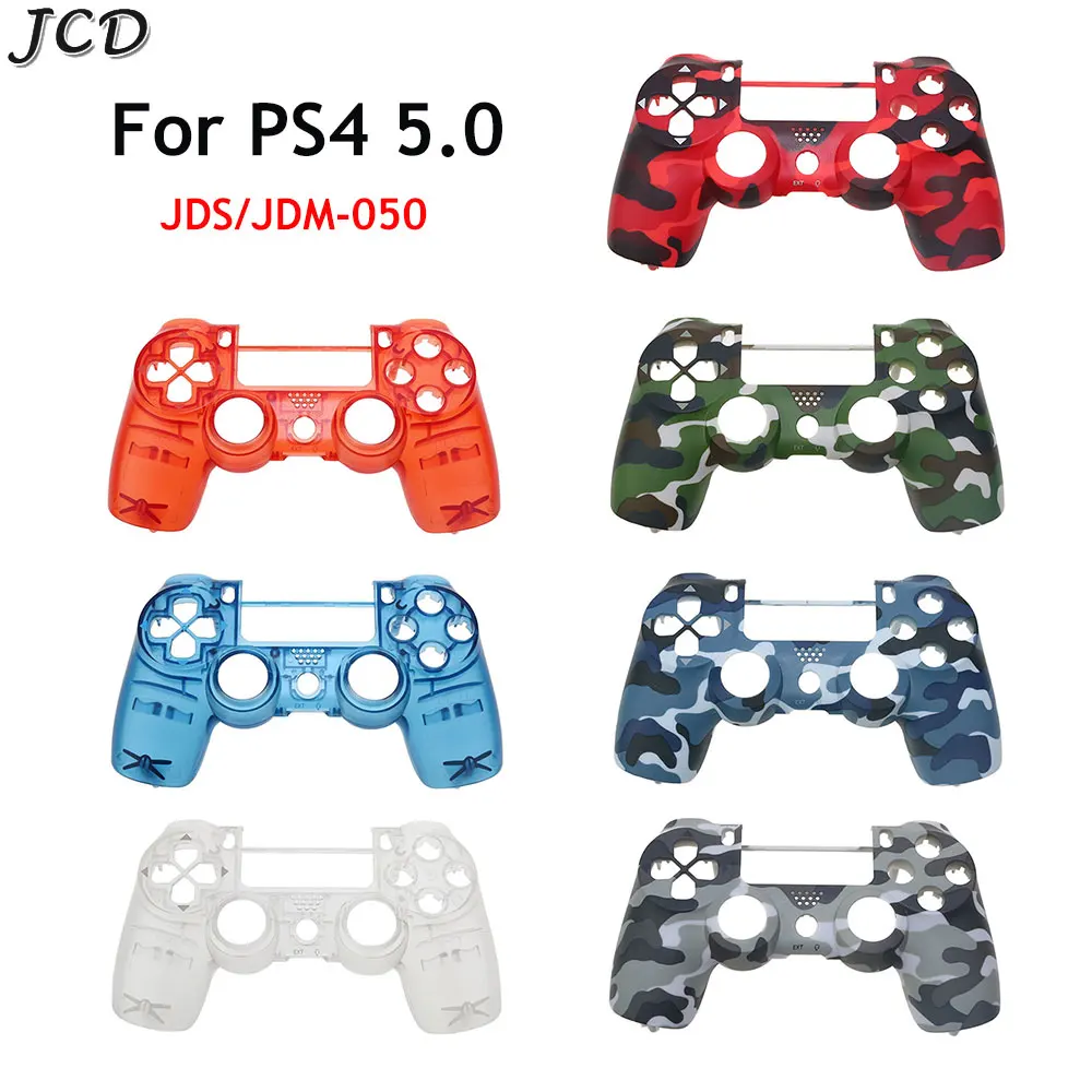 

JCD Plastic Hard Protective Case Cover For PS4 5.0 Controller For JDS-050 JDM-050 JDM JDS 055 Front Housing Shell Replacement