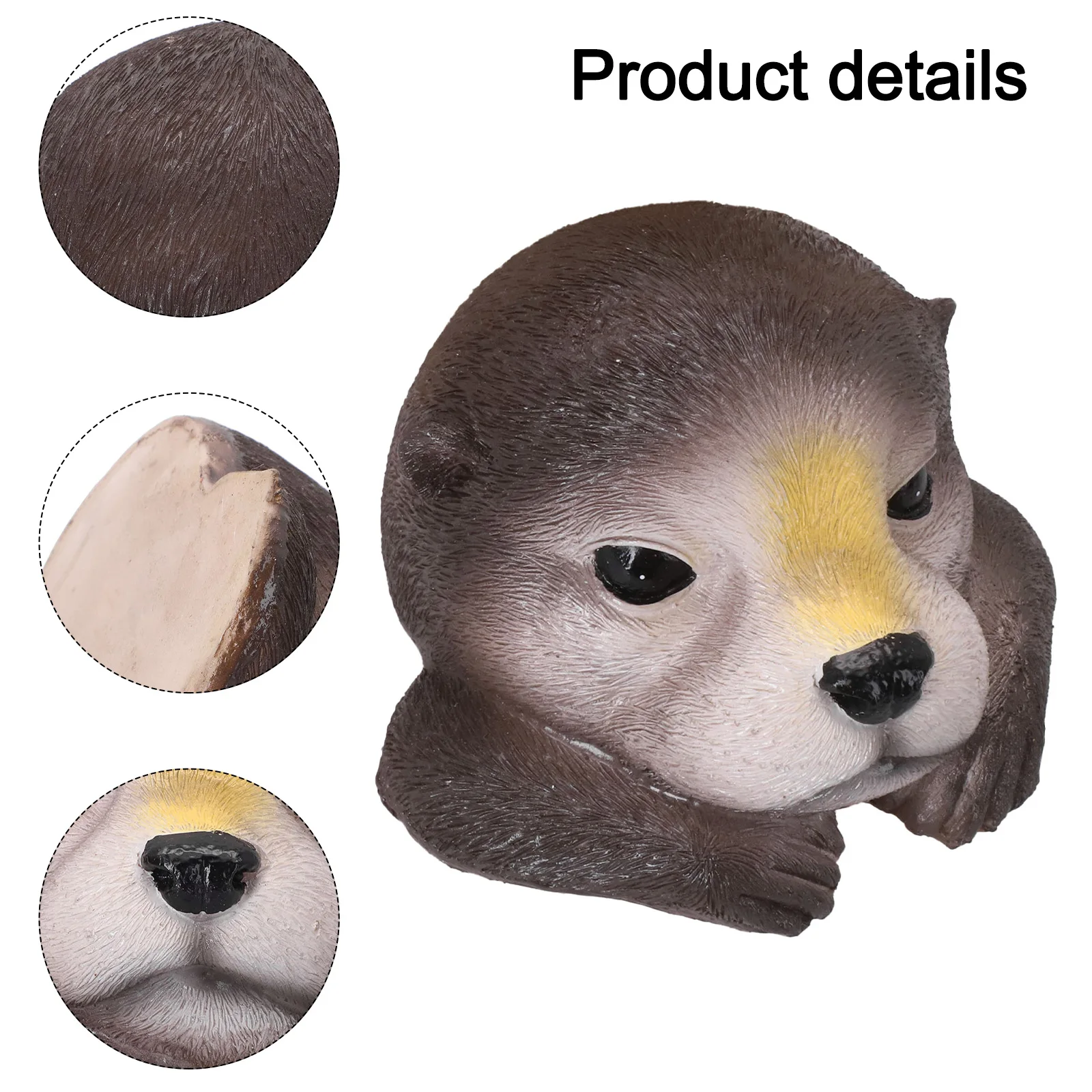 Aquarium for otter Head Floating for otter Head Yard Floating Function Lifelike for otter Head Low-maintenance Natural Charm