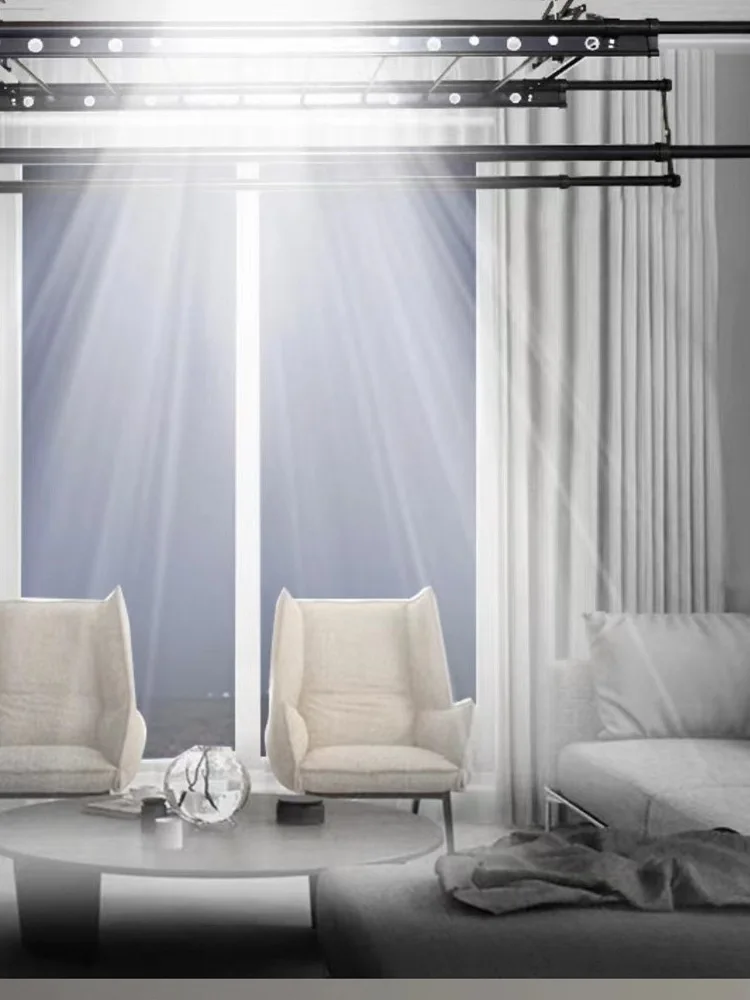 Electric drying rack, small balcony side-mounted drying rack, single rod lift drying machine, remote control lift intelligent dr