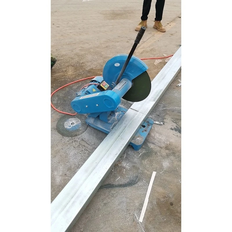 400 آلة قطع الملف الشخصي الصناعية الصف عالية الطاقة الصلب منضدية النجارة آلة قطع المعادن متعددة الوظائف