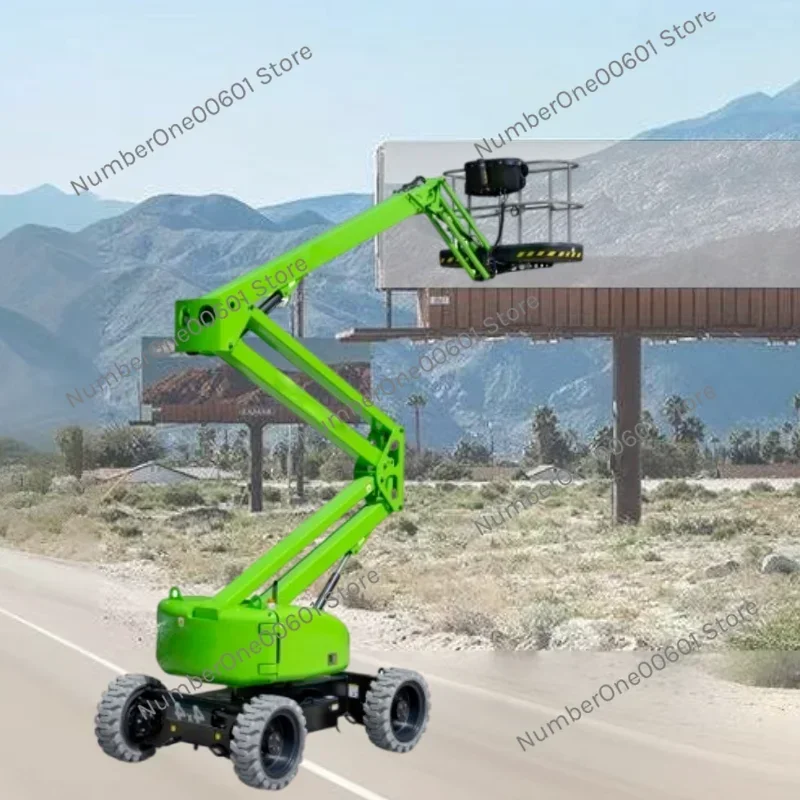 Self-propelled Straight-arm Bridge Type Aerial Work Platform Self-propelled Folding Arm Lift Straight Arm