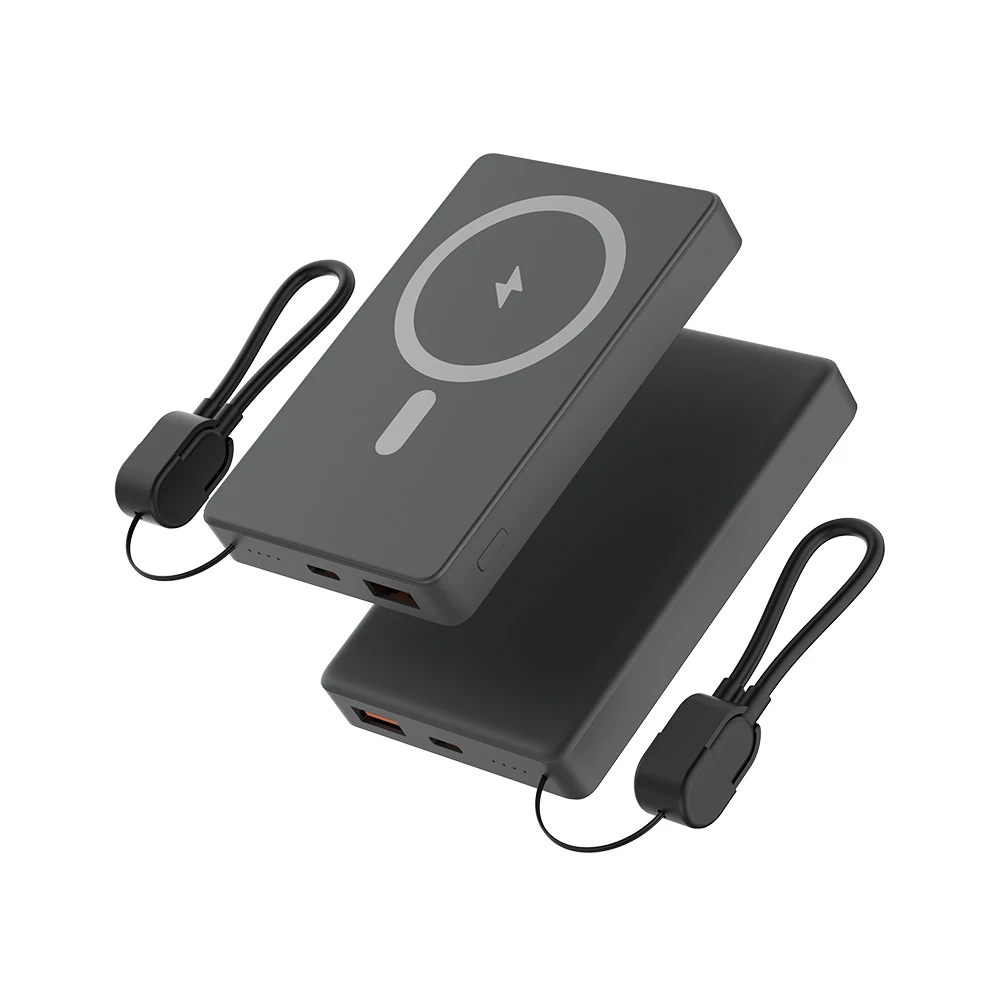 ASTRAUX 10000mAh بنك الطاقة المغناطيسي شاحن لاسلكي سريع لحزمة البطارية المساعدة المحمولة Magsafe آيفون هواوي سامسونج