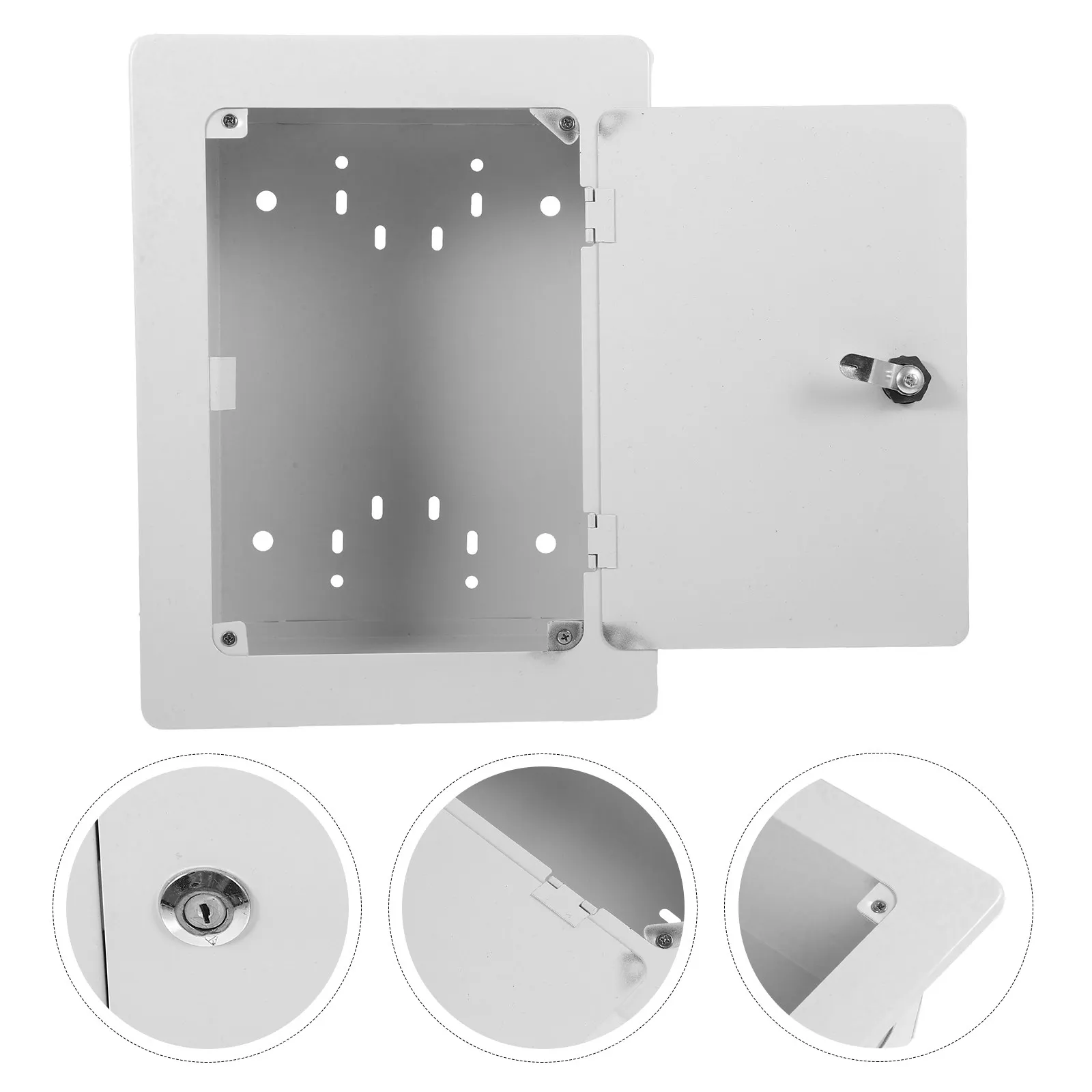 Breaker Box Wall Mount Sturdy Splashproof Outdoor Electrical Enclosure Large Capacity Project Box Weather Proof Electrical Boxes