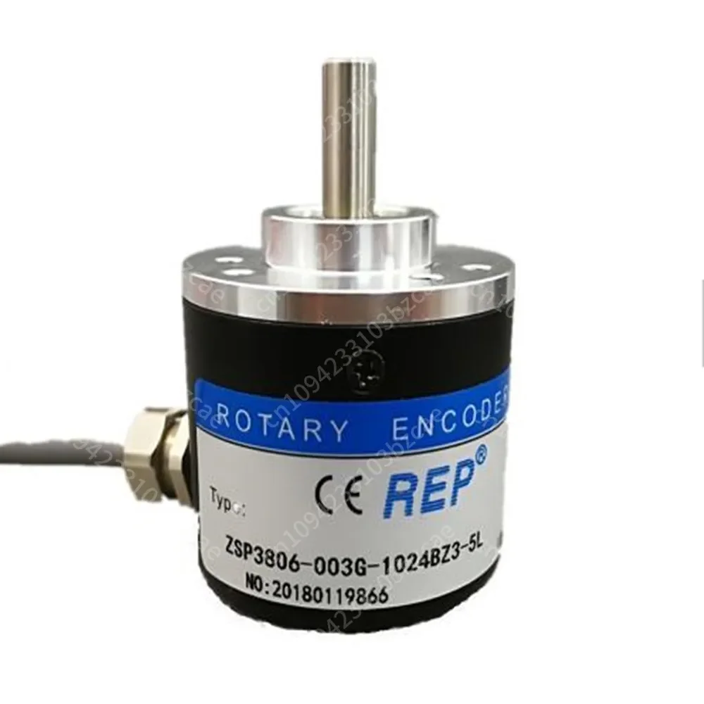 

НОВЫЙ ZSP3806 6 мм поворотный энкодер с твердым валом, линейный драйвер, выход постоянного тока 5 В, 1024 Ppr, инкрементный поворотный энкодер