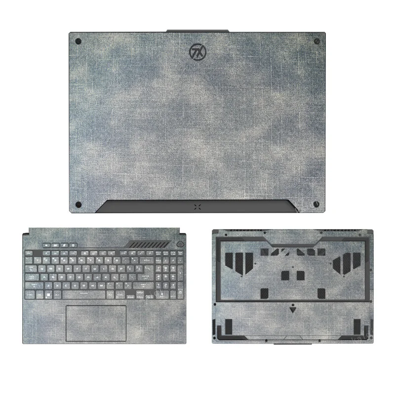 PU Leather Skin Sticker for ASUS TUF Gaming A15 A16 FA617 F15 FX507ZE FA707R FA706QM FA706IU FA506QM FA506IU FX516P FX517 FA507