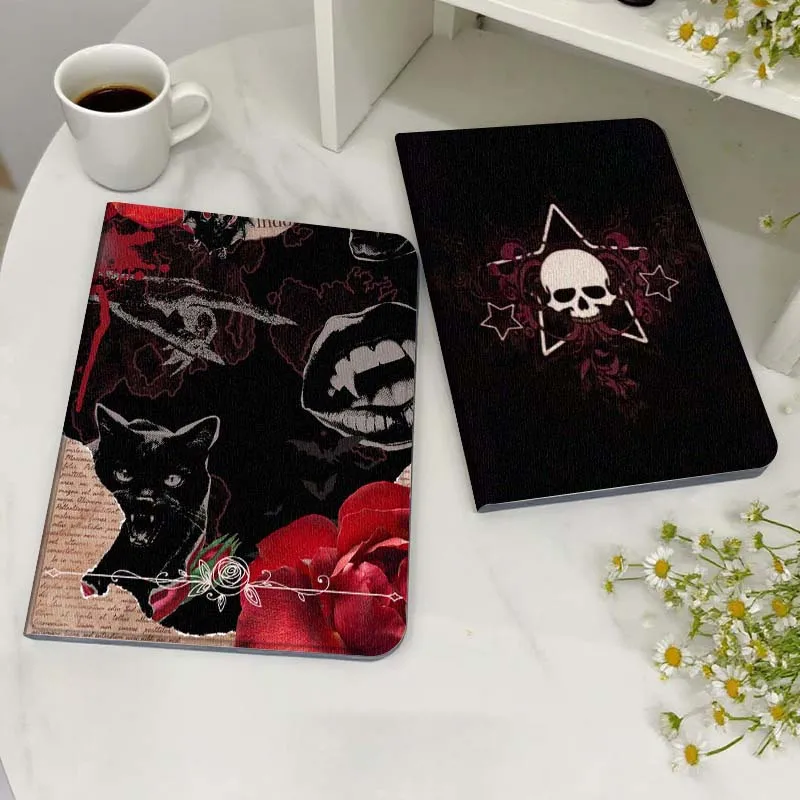 

Skull Star Red Pattern Gift Tablet Case For Samsung Galaxy Tab S7 S8 S9 S10 FE Lite