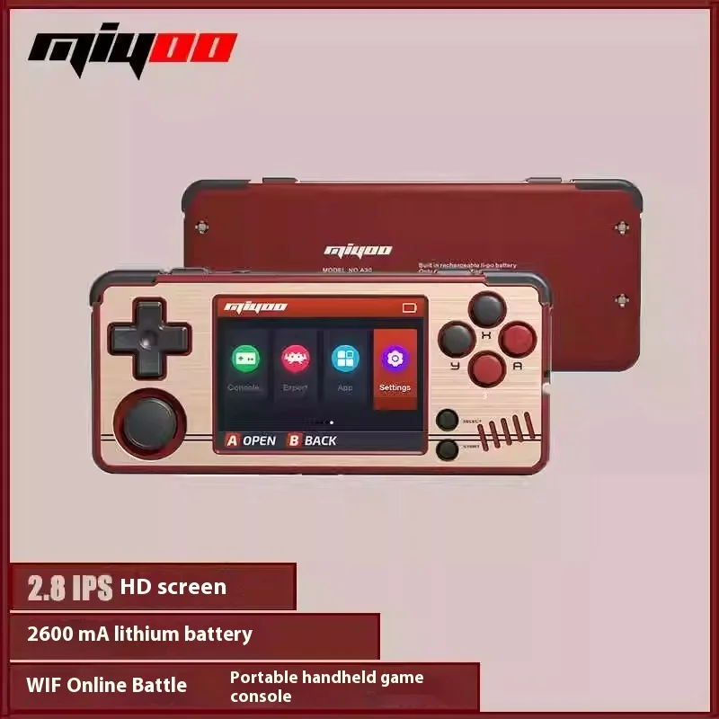 Miyoo A30 Play Station Portable Classic Retro Mini Online Battle Gba Handheld Game Console 4-Core 1.3ghz Customized Gamer Gifts