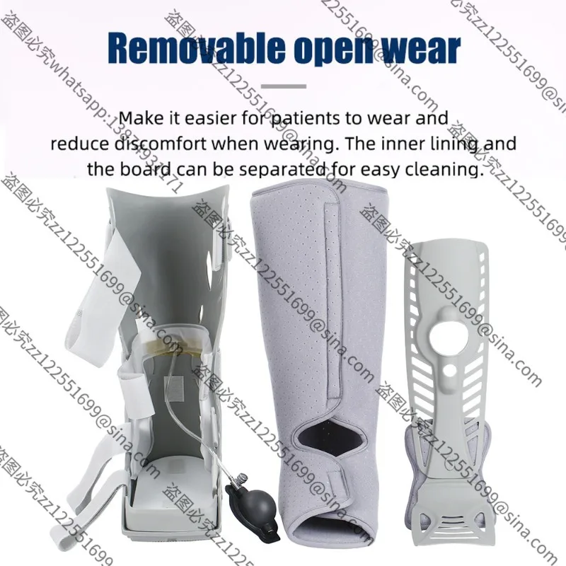 Suitable for Inflatable Achilles Walking Boot, Ankle Immobilization Brace for Tibia Fibula Ankle Fracture Postoperative Fixation