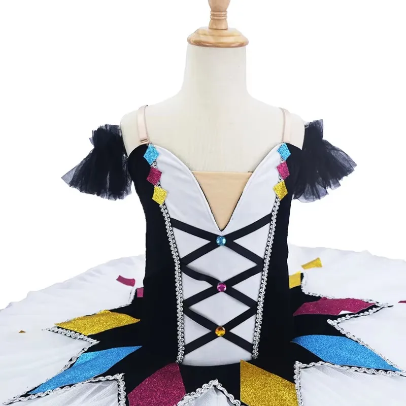 Schwarze Frauen Pfannkuchen Tutu Ballerina Platter Bühnenkostüm Tutu Röcke grün Erwachsene Professionelle Ballett Tutus Kostüm rosa