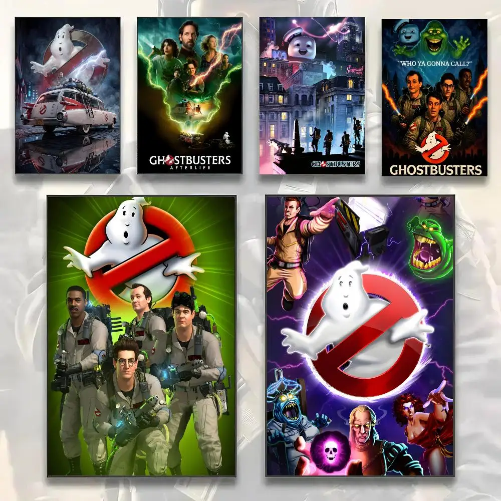 Horror Film G-Ghostbusters Poster Painting Prints Wall Art Picture Film Room Home Bar Cafe Decor Home Mural