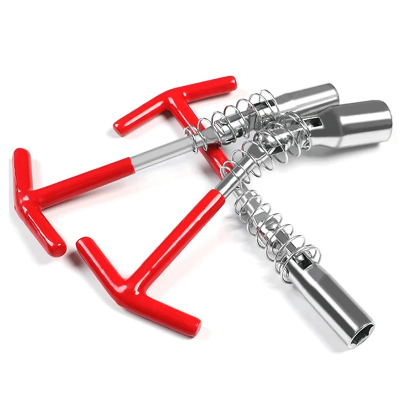 16mm/21mm Spark Plug Removal Tool Wrench 360 Degree Rotation Spark Plug Removal Socket Wrench Auto Repair Tool T-Handle