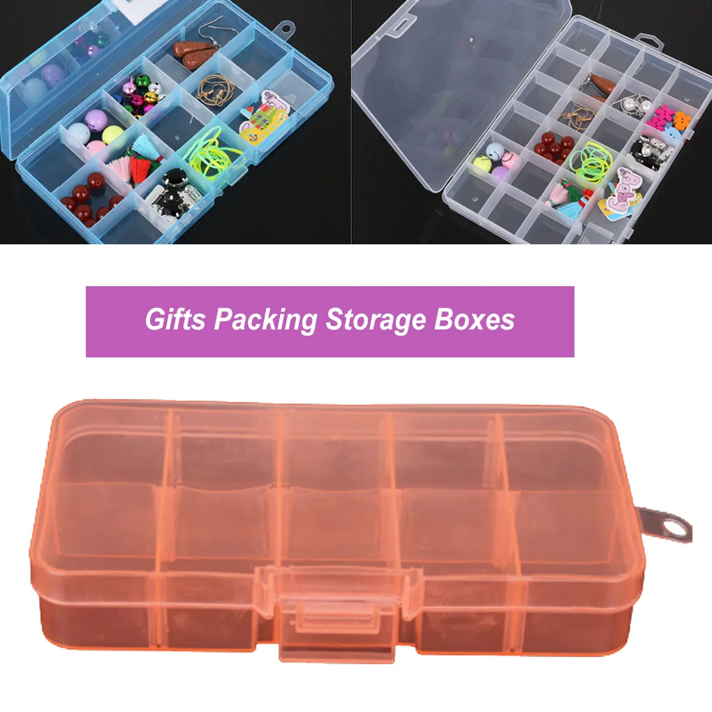 Storage Box Jewelry Solid Waterproof Plastic Boxes Earring Necklace Container Case Ornament Decoration Household