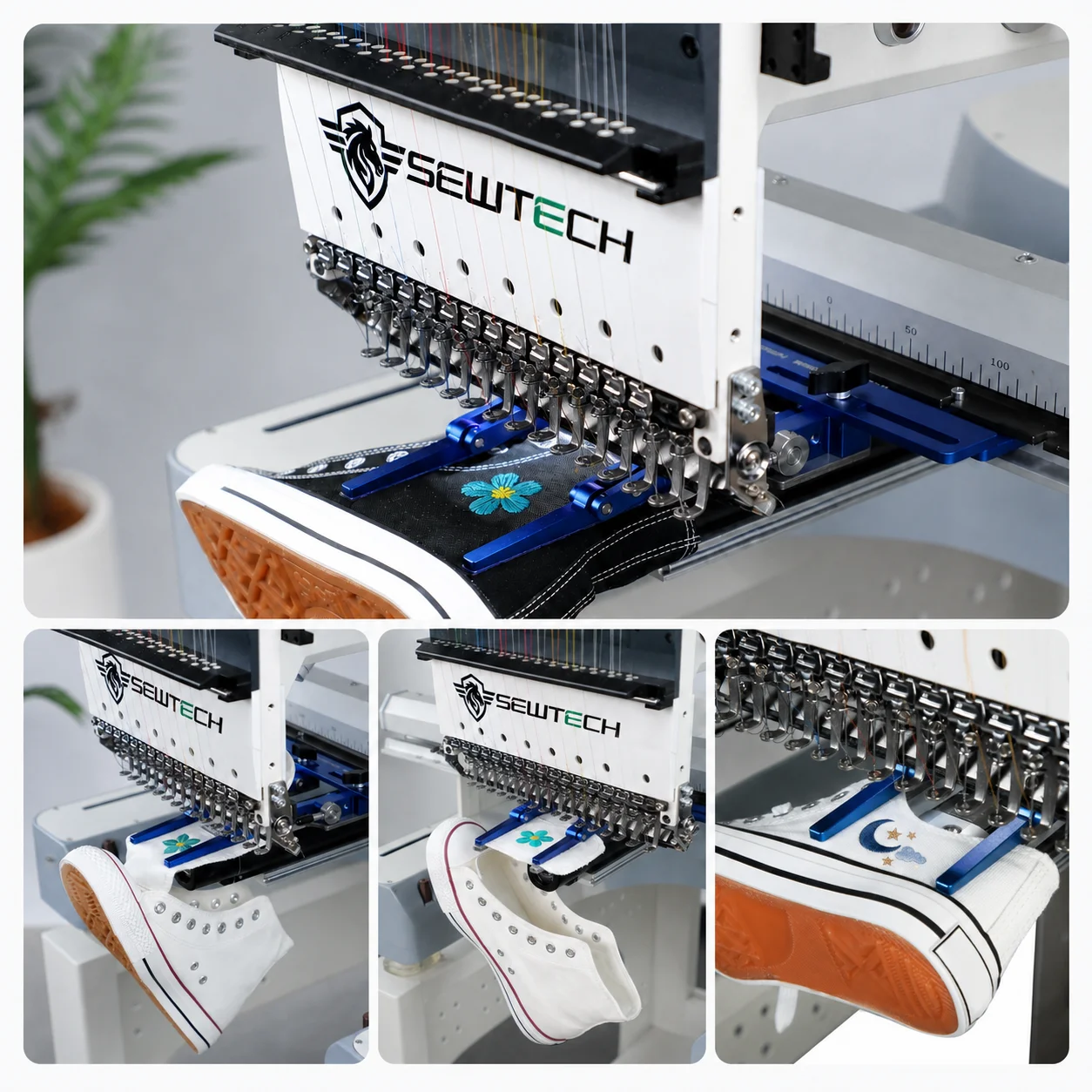 Shoes Hoop Clamp Frame Embroidery Device for Brother PR650 PR680 PR1000 PR1055X Etc Embroidery Machines