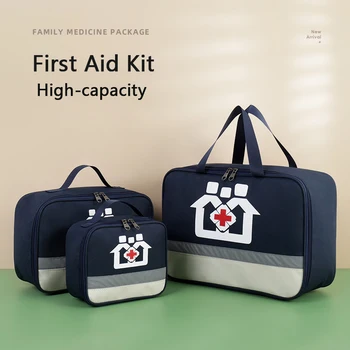 여행 휴대용 응급 처치 키트 야외 캠핑 알약 파우치 의학 보관 가방 가족 응급 의료 케이스 액세서리 용품