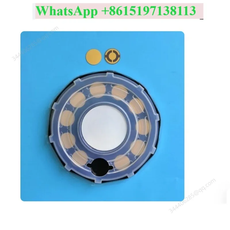 10Pcs  Oscillator 103264 103263, 6MHz Gold Plated Alloy Quartz Wafer Electrode Wafer