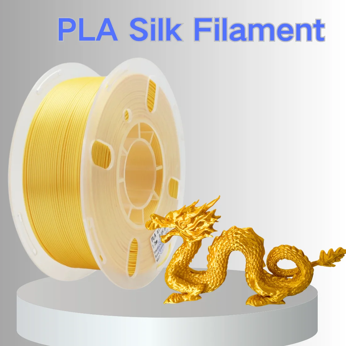 

Makcosmos 1 кг шелковая нить PLA шелковое золото PLA материал для печати 1,75 мм для Bambulab Creality без пузырьков высокая прочность