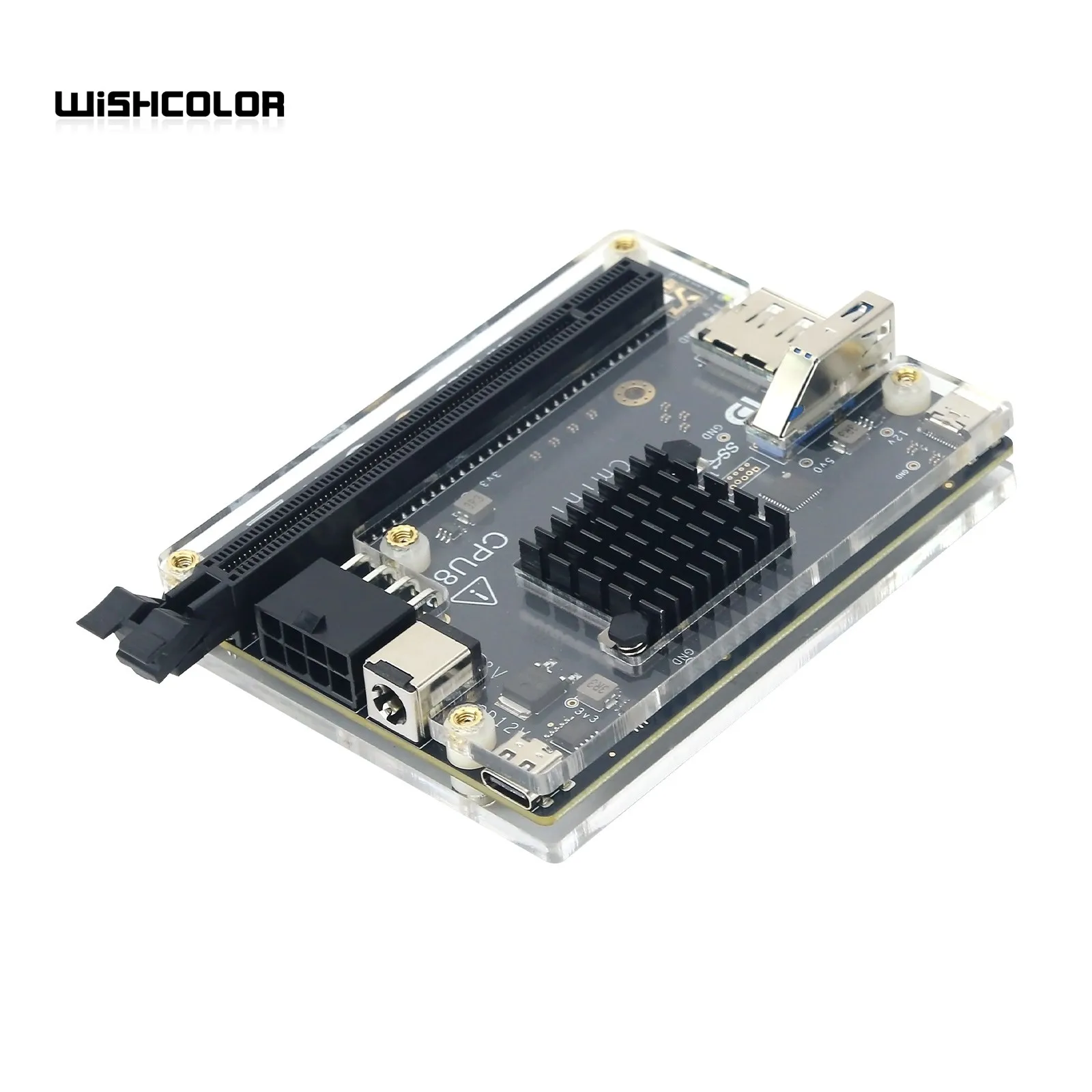 Wishcolor Cmini Hochgeschwindigkeits-GPU-Erweiterungsdock JHL7440 PD85W + 15 W Hochleistungs-Grafikkartenerweiterung USB3.0Gen2 DP1.4